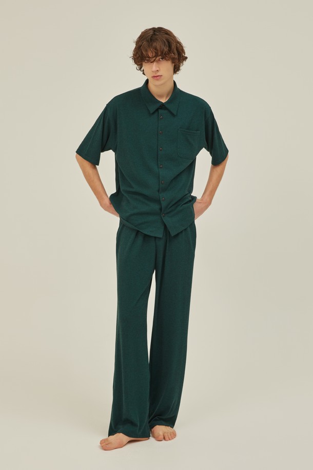 atempo - 언더웨어 - FIRST PAJAMA SET_deep green (men)