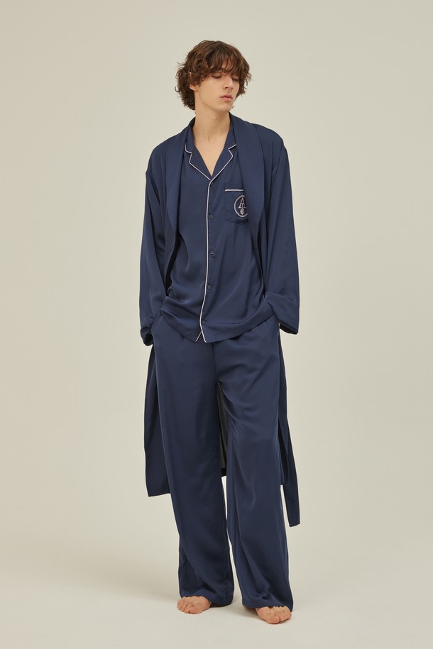 atempo - 언더웨어 - CLASSIC LONG ROBE_royal navy (men)