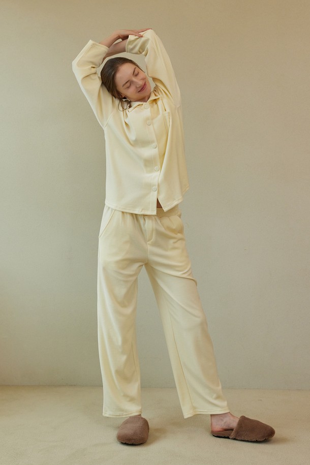 atempo - 홈웨어 - VELOUR PAJAMA SET_cream (women)