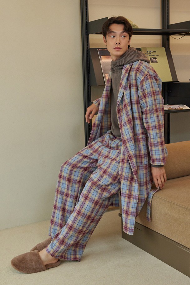 atempo - 가디건 - CLASSIC LONG ROBE_whisper check (men)