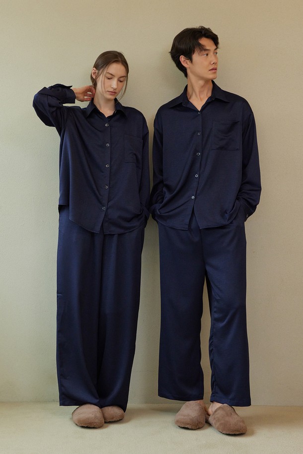 atempo - 언더웨어 - FIRST PAJAMA COUPLE SET_deep navy