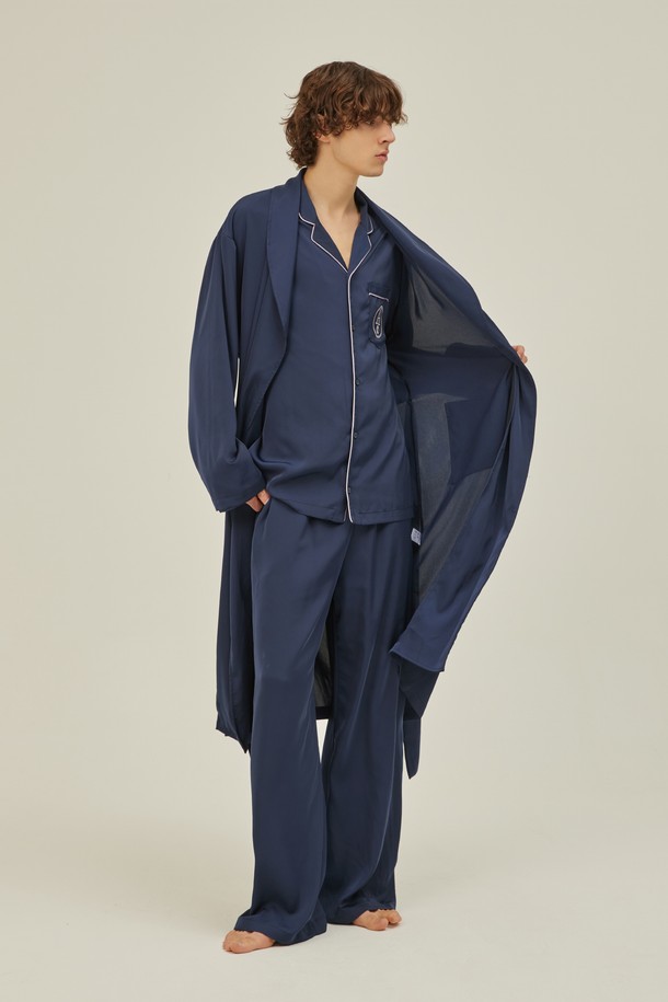 atempo - 언더웨어 - CLASSIC LONG ROBE_royal navy (men)