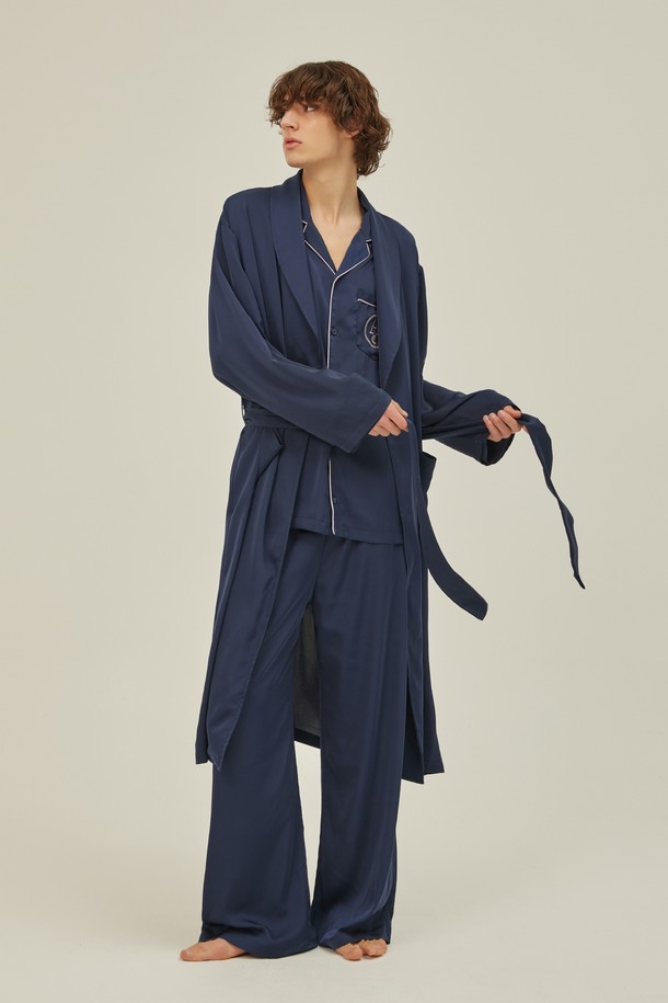 atempo - 언더웨어 - CLASSIC LONG ROBE_royal navy (men)