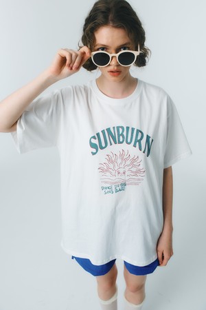 SUNBURN VINTAGE T-SHIRT_white