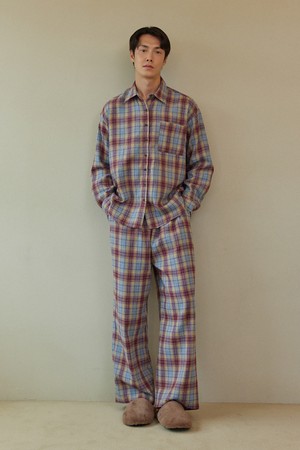 FIRST PAJAMA SET_whisper check (men)