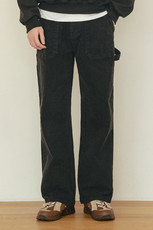 P1017 Carpenter wide pants