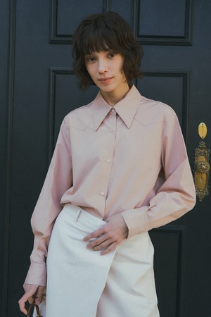 [23SS] A3441 Retro Western shirt