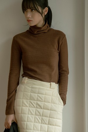 [23 WINTER] A3465 Terry slim turtleneck