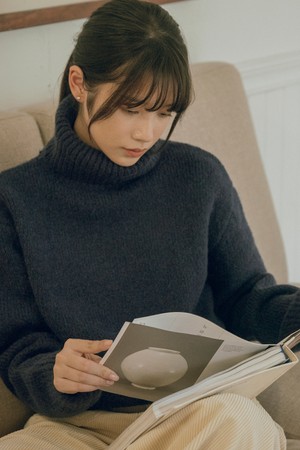 [23 WINTER] KN4237 Wool turtleneck knit