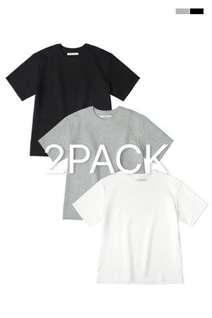 [2PACK] 에센셜 루즈핏 반팔 티셔츠