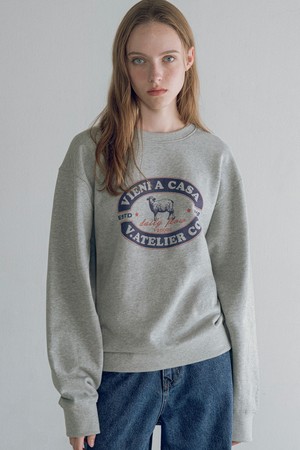 [25FW] A3556 VIENI A CASA 스웨트 셔츠