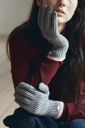 [25WINTER] B3018 핑거홀 니트 글러브