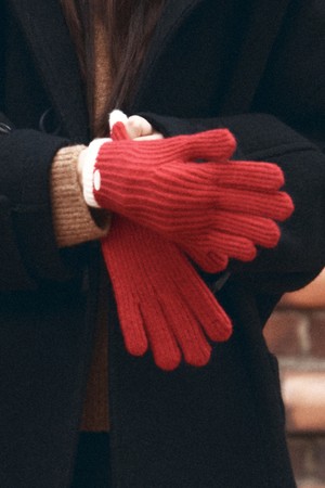 [25WINTER] B3018 핑거홀 니트 글러브