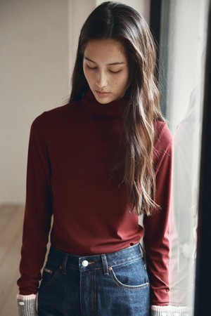 [25WINTER] A3558 피네스 터틀넥 티셔츠