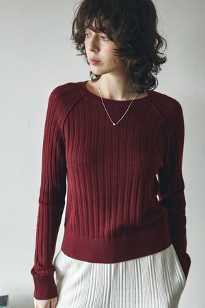 [26SPRING] KN4289 펀칭 래글런 니트