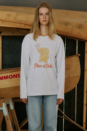 [26FALL] A3636 Retro elephant 롱 슬리브