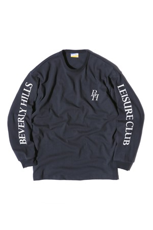 [CALIFORNIA PROJECT] BH LEISURE CLUB L/S T-SHIRTS (NAVY)