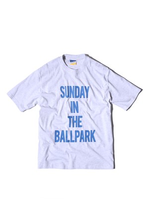 [CALIFORNIA PROJECT] SUNDAY BALLPARK T-SHIRTS (MELANGE)