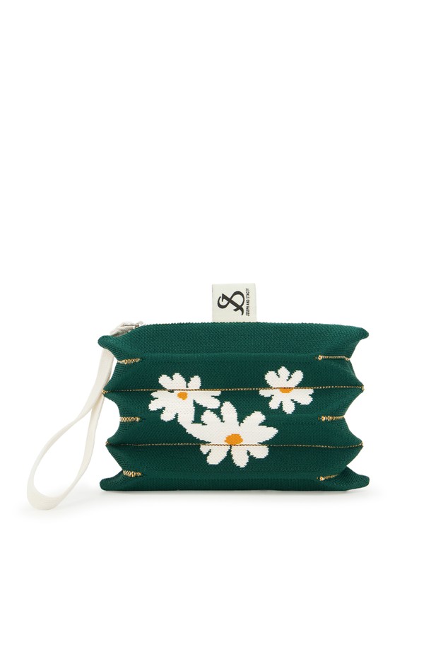 JOSEPH AND STACEY - 클러치/파우치 - Lucky Pleats Pouch S Daisy