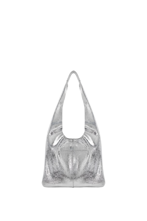 JOSEPH AND STACEY - 토트백 - Lucky Pleats Shoulder Bag Silver