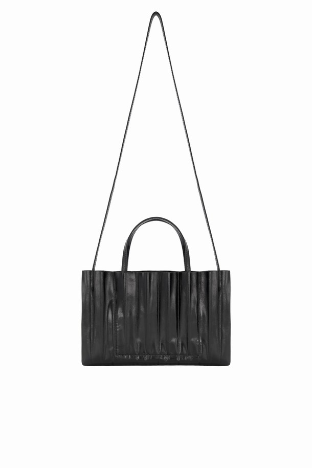 JOSEPH AND STACEY - 토트백 - Lucky Pleats 3way Bag Glossy Black