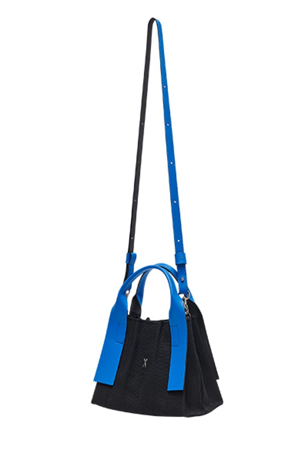 JOSEPH AND STACEY - 토트백 - Lucky Pleats Canvas Tote XS Imperial Blue