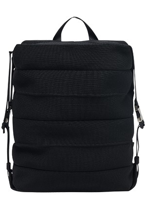 Lucky Pleats Knit Backpack M Rich Black