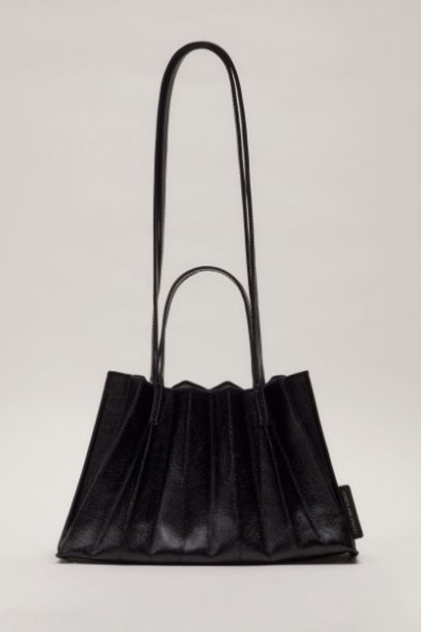 JOSEPH AND STACEY - 숄더백 - Lucky Pleats Canvas Coated Shopper S Matt Black