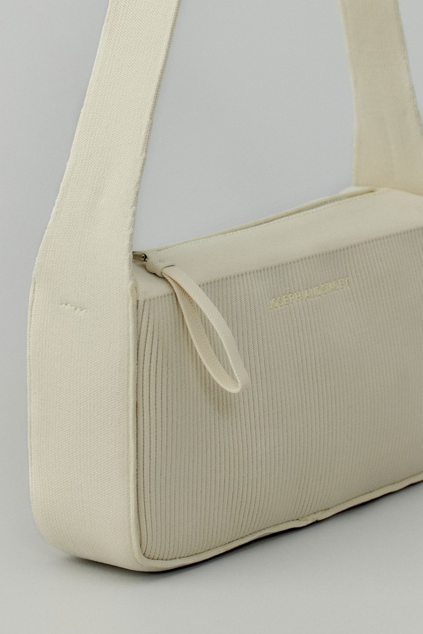 JOSEPH AND STACEY - 숄더백 - LPK Arton knit Shoulder Bag M Jasmine White