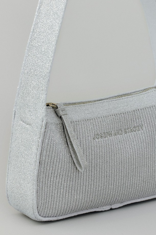 JOSEPH AND STACEY - 숄더백 - LPK Arton Knit Shoulder Bag S Starry Light Platinum