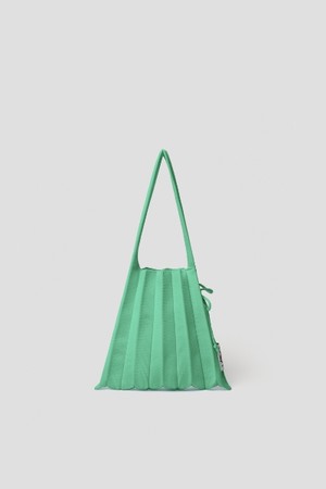 Lucky Pleats Knit S Sea Green