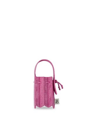 Lucky Pleats Knit Nano Bag Starry Petal Pink