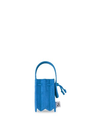 Lucky Pleats Knit Nano Bag Starry Waterfall Blue