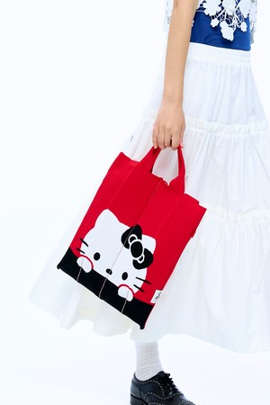 [바로배송]Lucky Pleats Knit XM Hello Kitty Barbados Red