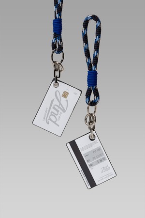 ANDGOLF Platinum Name Tag Blueberry_BLACK-a