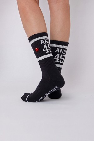 ANDGOLF AND45 Crew Socks Black