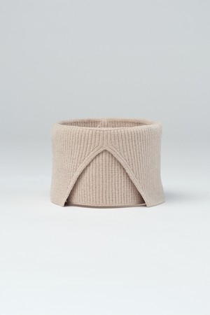 ANDGOLF High Neck Warmer Solid Ivory_IVORY-a