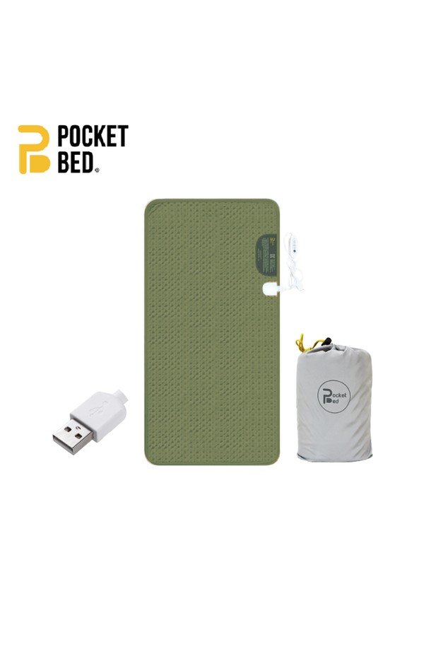 POCKET BED - 기타 - 포켓베드 USB 1구 전기온열매트 여행/낚시/캠핑/차박/백팩 휴대용 접이식 온열매트