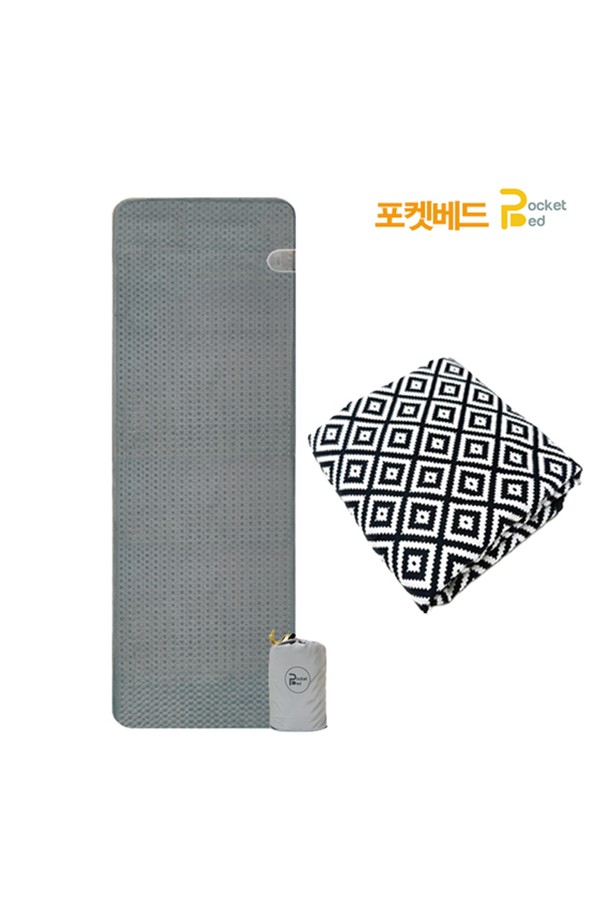 POCKET BED - 기타 - NEW 포켓베드 카본 퍼스트클래스+매직커버 세트_휴대용 해외여행/캠핑/1인용 온열매트