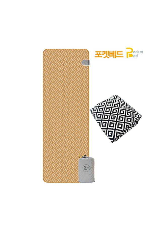 POCKET BED - 기타 - NEW 포켓베드 카본 오가닉+매직커버 세트_휴대용 해외여행/캠핑/1인용 온열매트