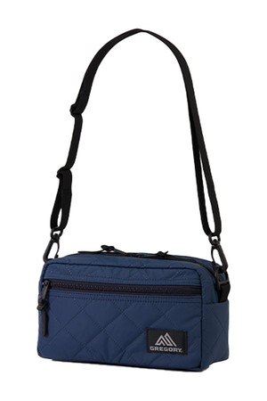 그레고리 패디드 숄더 파우치 M - NAVY QUILTED