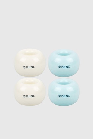 켄트 칫솔꽂이(원형) 칫솔스탠드 4개 세트(민트2, 아이보리2) (칫솔 미포함)