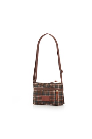 엔벨롭 숄더백 - WOODLAND PLAID (08JT2305) 1L