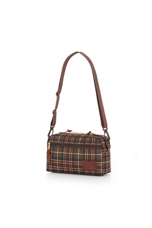 패디드 숄더 파우치 M - WOODLAND PLAID (08JT2112) 2.5L