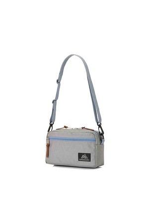 패디드 숄더 파우치 M - LIGHT GREY X BLUE GREY (08JV7112)