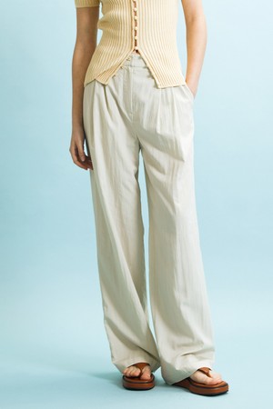 [22SU] WIDE TWO TUCK PANTS - MINT