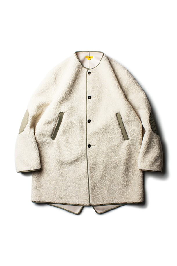 THE RESQ - 사파리/필드자켓 - [THE RESQ] MOUTON LINER PARKA - IVORY