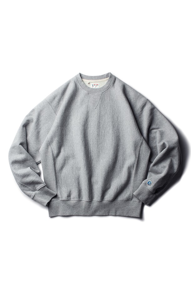 THE RESQ - 스웨트셔츠 - [THE RESQ] CLASSIC SWEATSHIRT - MELANGE GREY