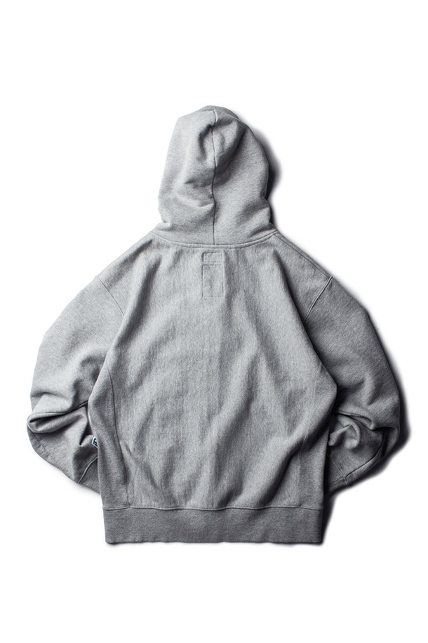 THE RESQ - 후디 - [THE RESQ] CLASSIC ZIP UP HOODIE - MELANGE GREY