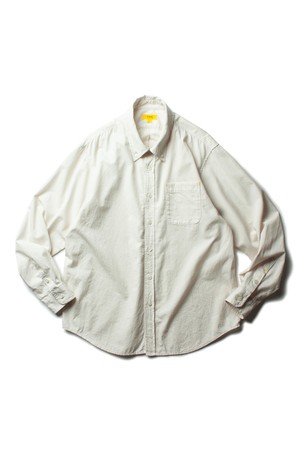 [THE RESQ] TWILL B/D SHIRT - VANILLA WHITE